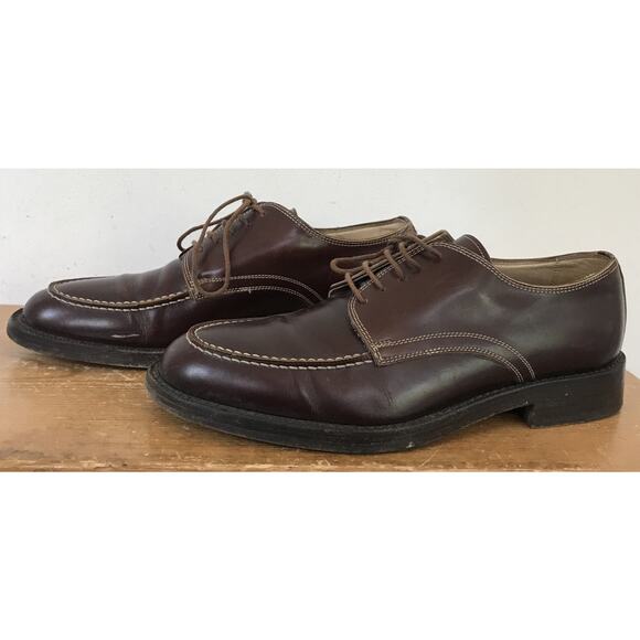 To Boot New York Adam Derrick Handmade Italy Brown Leather Oxords Mens Shoes 7 main image 5
